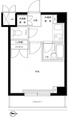 ルーブル上高井戸の間取り図