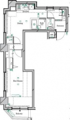 ARTESSIMOLINKBE’RISの間取り図