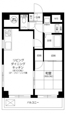 クレアパーク野方の間取り図