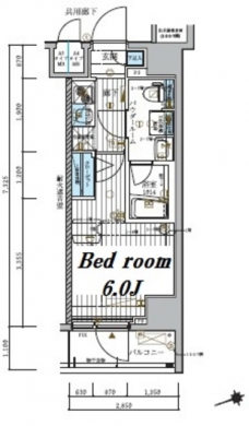 メインステージ北千住IVの間取り図