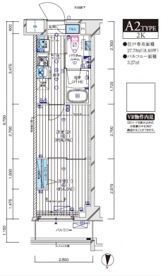 メインステージ本蓮沼の間取り図