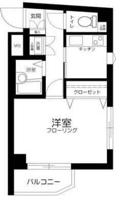 ルーブル南長崎の間取り図