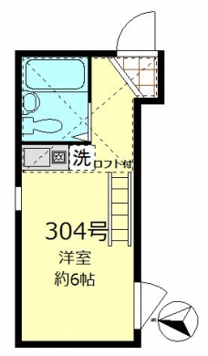 コンフォルト日暮里の間取り図
