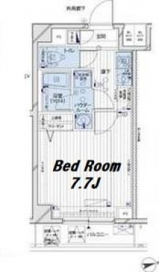 メインステージ府中中河原駅前の間取り図
