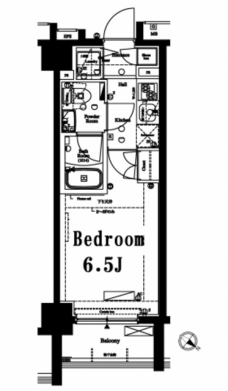 アクサス代々木公園の間取り図