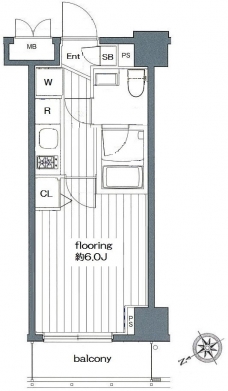 ヴァレッシア桜上水駅前シティの間取り図