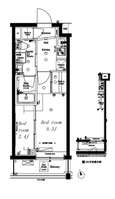 アークマーク大森町の間取り図