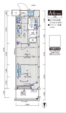 メインステージ本蓮沼の間取り図