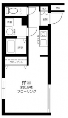 GC大森本町の間取り図