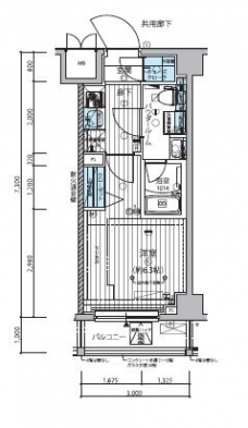 メインステージ武蔵小杉の間取り図