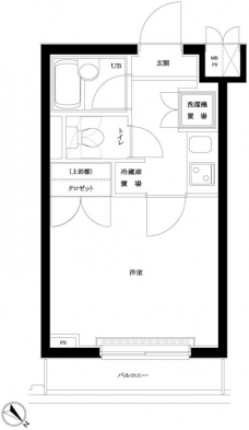 ルーブル中野白鷺の間取り図