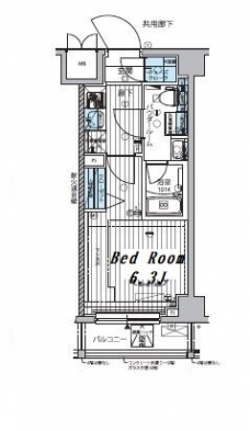 メインステージ武蔵小杉の間取り図