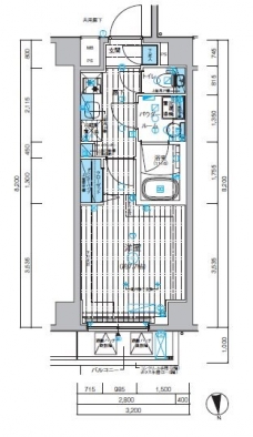 メインステージ成増の間取り図