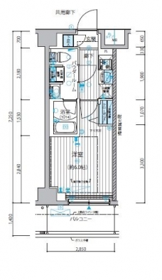 メインステージ立川IVの間取り図