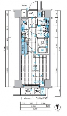 メインステージ成増の間取り図