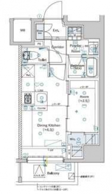 SYFORME WASEDAの間取り図