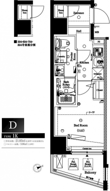 アクサス西五反田の間取り図