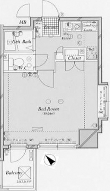 ロイヤルパレス池袋西の間取り図