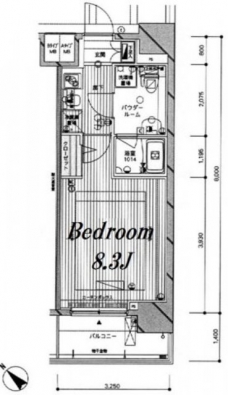 メインステージ王子IIの間取り図