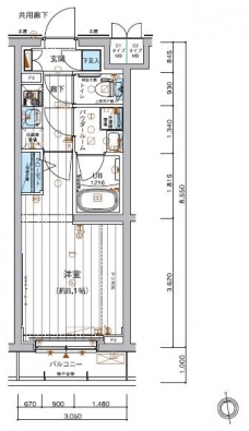 メインステージ板橋蓮根IIの間取り図