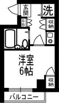 メインステージ大森海岸の間取り図