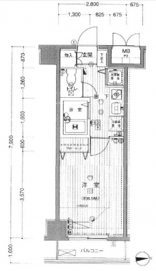 ガラ・シティ芝公園の間取り図