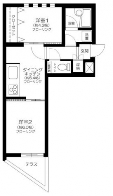 ベルハイム上石神井の間取り図