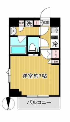 ルーブル東武練馬弐番館の間取り図