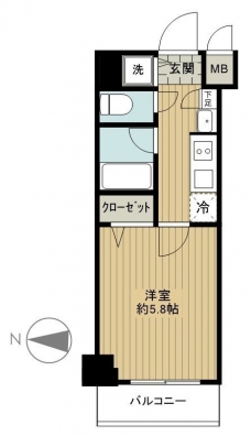 フェニックス武蔵関クアトロの間取り図