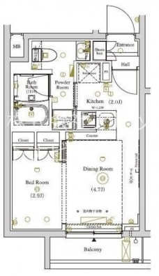 アクサス東京ウエスト練馬の間取り図