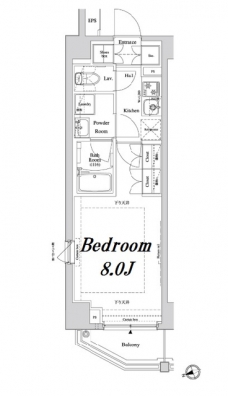 アクサス神楽坂の間取り図