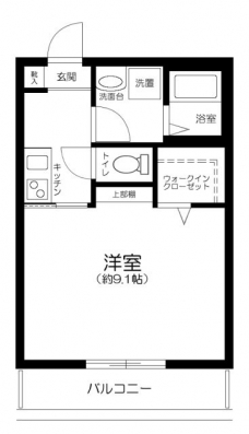 コンフォート川口の間取り図