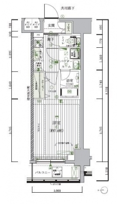 メインステージ木場の間取り図