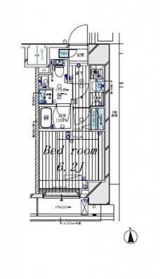 メインステージ立川Vの間取り図