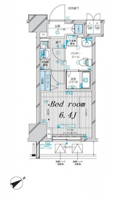 メインステージ蒲田VIエグザの間取り図