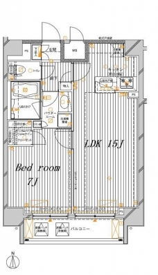 メインステージ大森北の間取り図