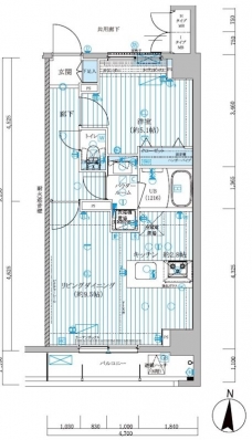 メインステージ菊川の間取り図