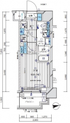 メインステージ亀有の間取り図