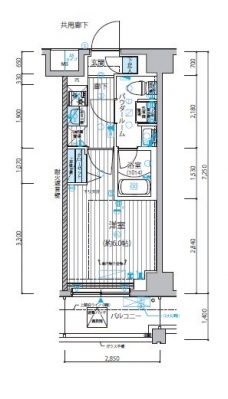 メインステージ立川IVの間取り図