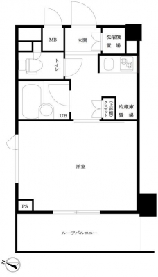 ルーブル池袋の間取り図