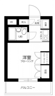 スカイコート西荻窪の間取り図
