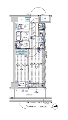 メインステージ川口リンクスの間取り図