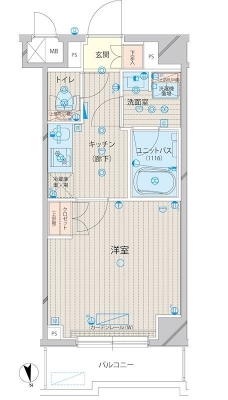 ルーブル上板橋の間取り図