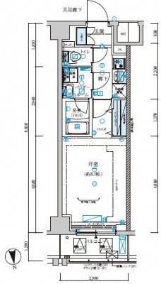 メインステージ浮間公園の間取り図