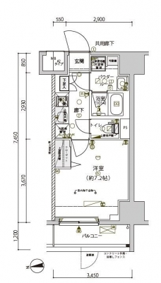 メインステージ南砂町IIの間取り図