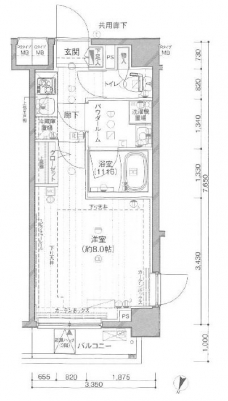 メインステージ板橋志村IIの間取り図