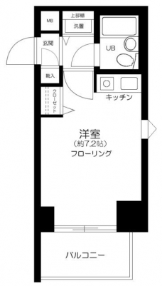 三の輪シティハウスの間取り図