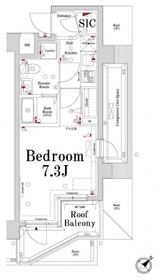 アクサス大井町の間取り図