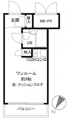スカイコート荻窪の間取り図