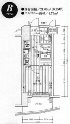 メインステージ南麻布の間取り図